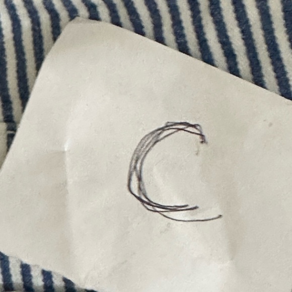 Maurice’s sz 12 skirt that measures 17” long Described as a railroad stripe - Picture 6 of 13